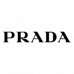 Prada black logo