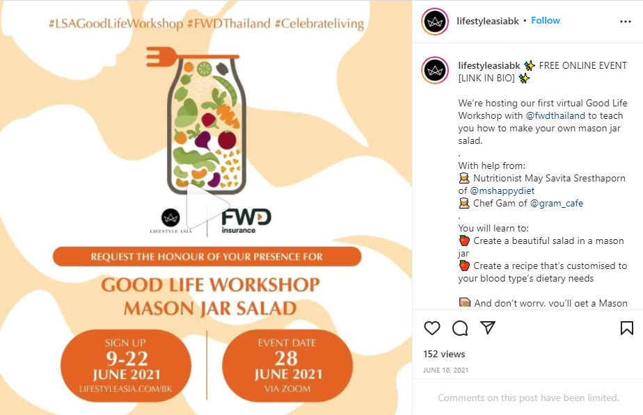 #LSAGoodLifeWorkshop across Social Media Handlings