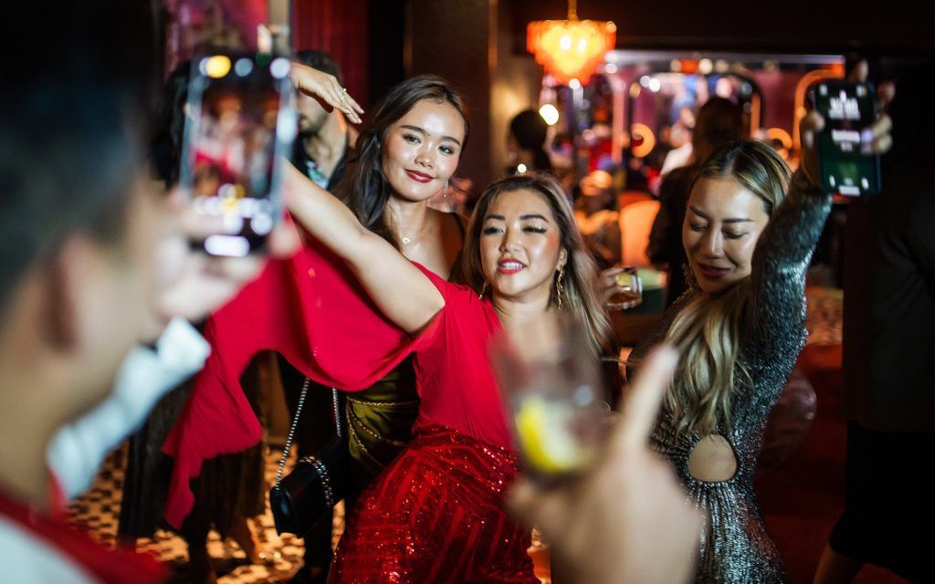 Guests dance at 40 Under 40 2022 event