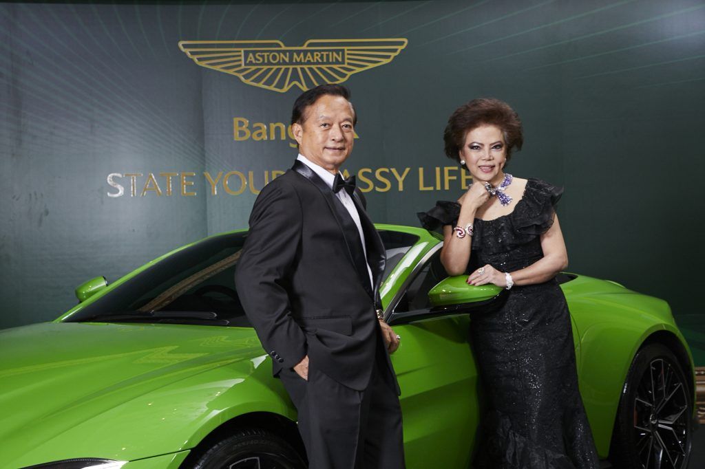 Lt. Gen. Dr. Perapong Manakit and Chanya Swangchitr at H! List Gala Dinner
