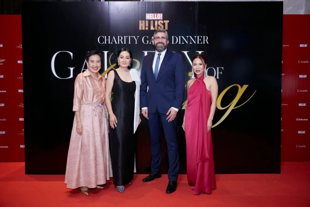 Kedsuda, Waraporn, Rettig and Ploydee at H! List Gala Dinner