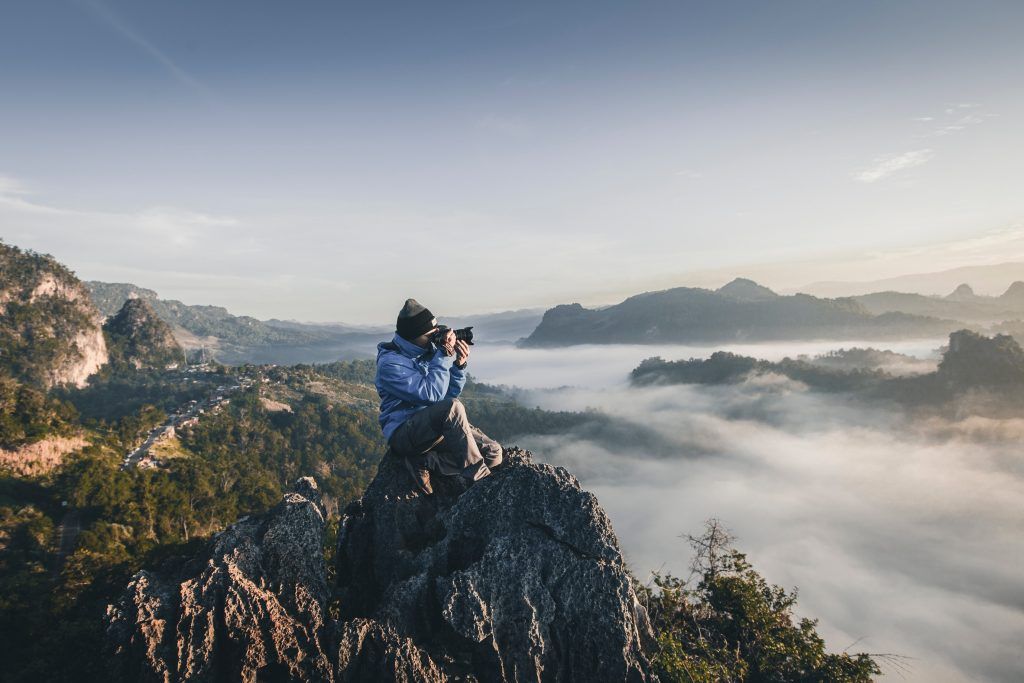 A photographer in Asia