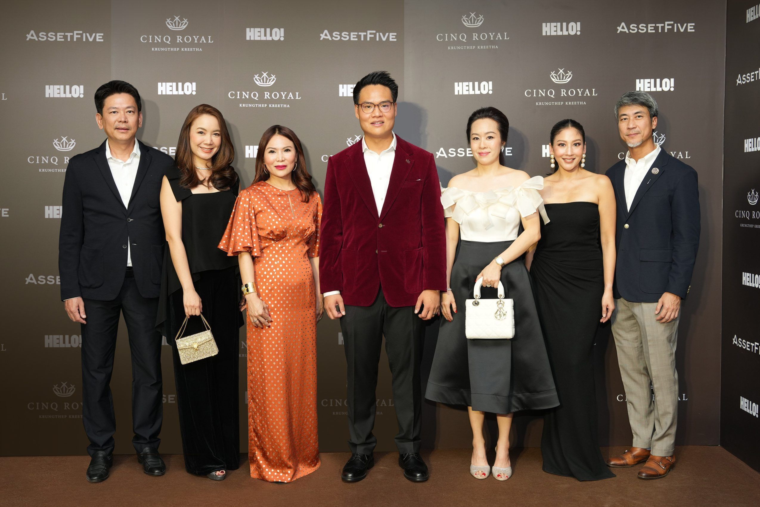 Mr. Tawee Julsakornsiri, Ms. Kwanchanok Techavijit, Ms. Ploydee Chantarasomboon, Mr. Supachok Panjatup, Mr. Kwaisun Panjatup, Ms. Saraichat Charapate, and Ms. Jamorn Jirapate