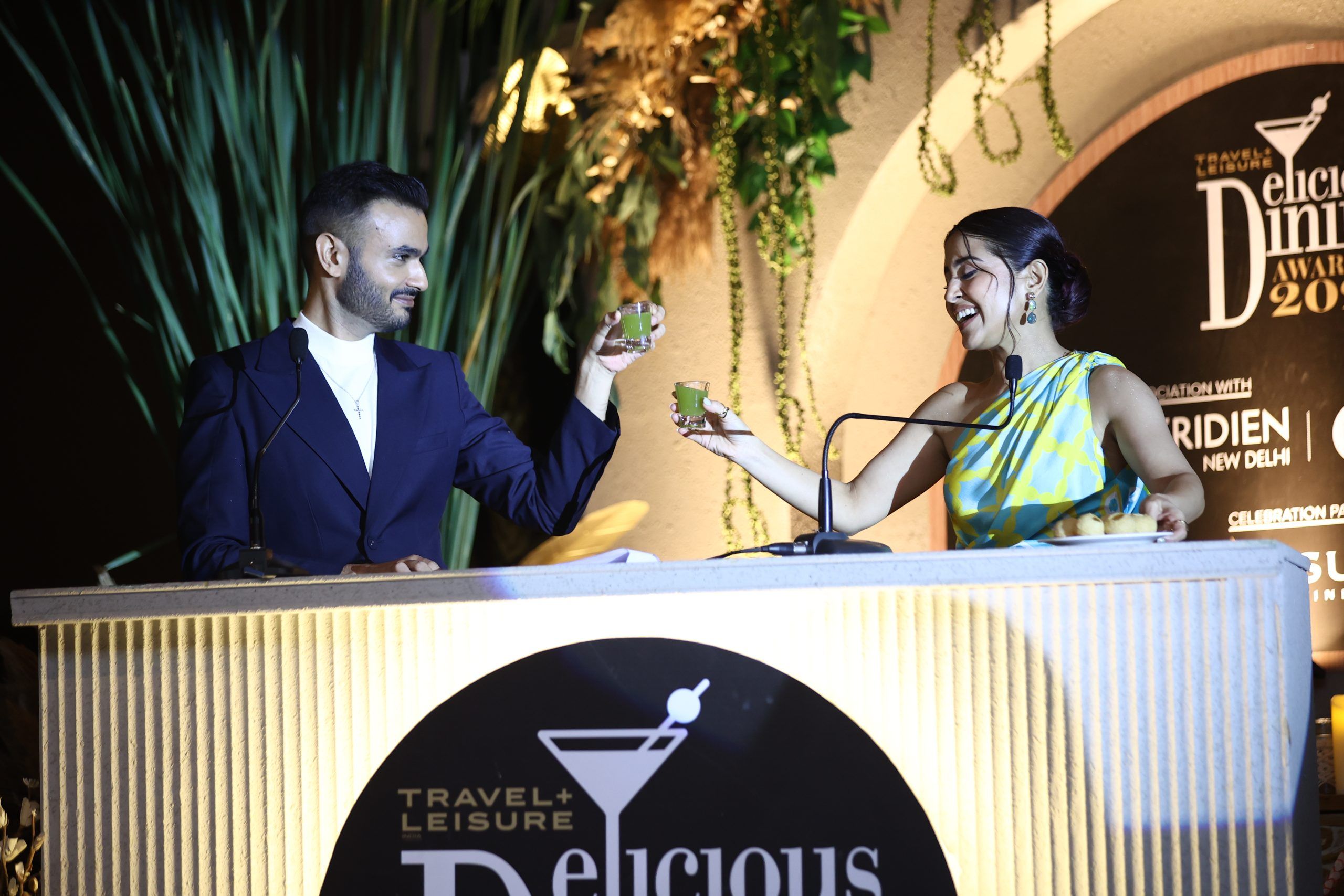 Hosts for the evening – Divyak D’souza and Shweta Tripati Sharma