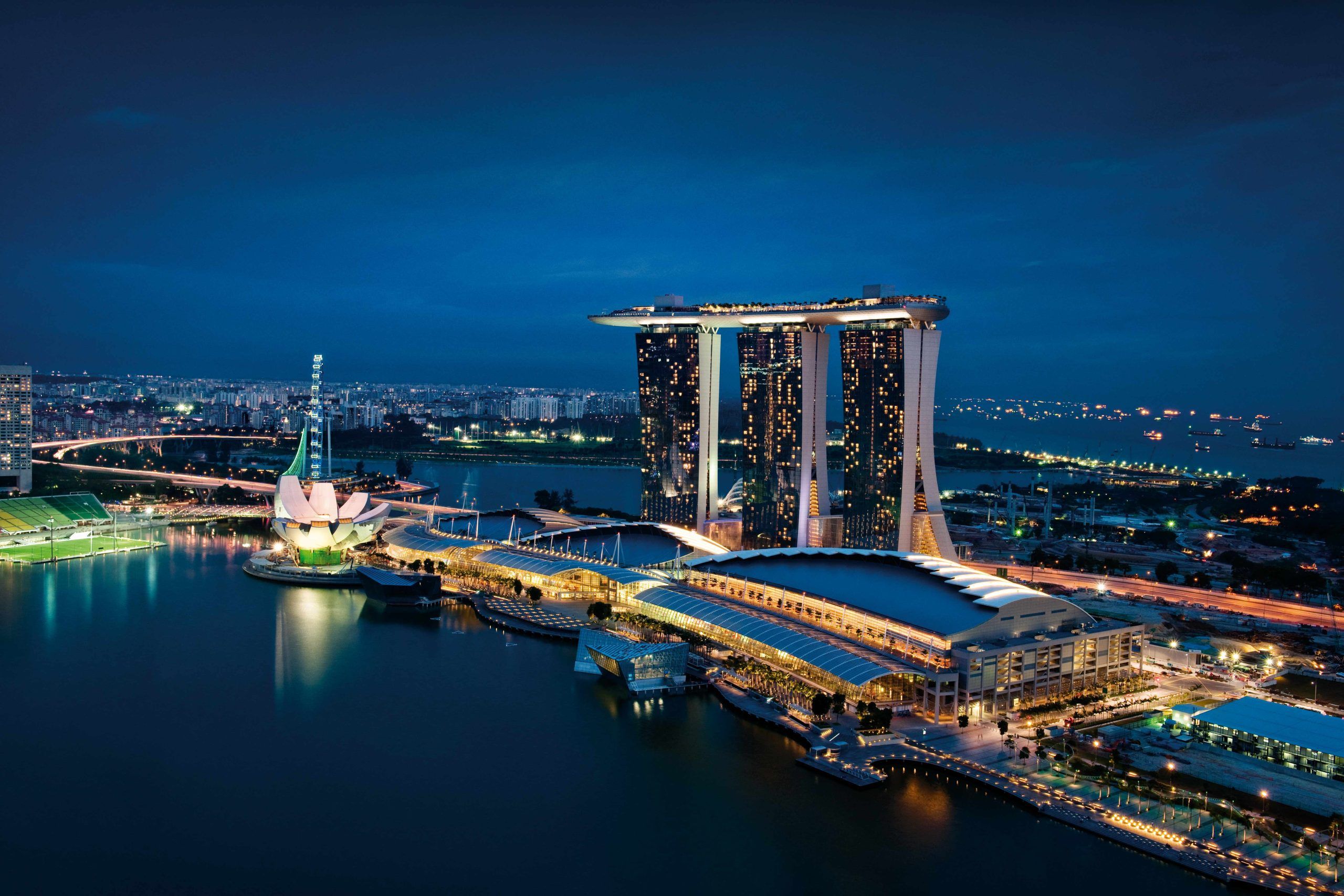Marina Bay Sands View from The Sail