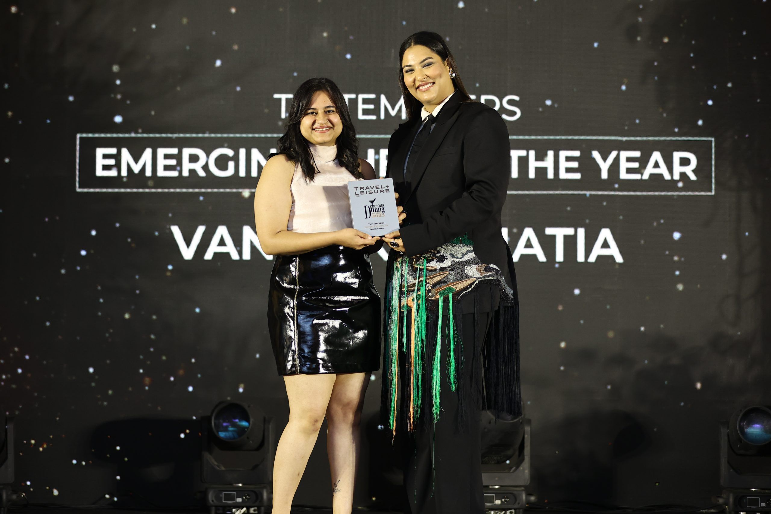 T+L Tastemakers - Emerging Chef of the Year - Vanshika Bhatia and, body positivity advocate and content creator Sakshi Sindhwani